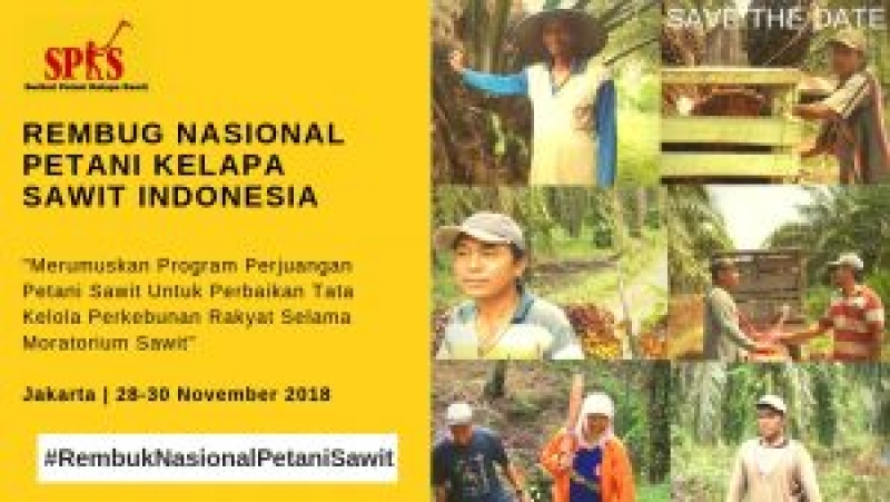 Rembug Nasional Petani Kelapa Sawit Indonesia : Merumuskan Program Perjuangan Petani Sawit Untuk Perbaikan Tata Kelola Perkebunan Rakyat Selama Moratorium Sawit