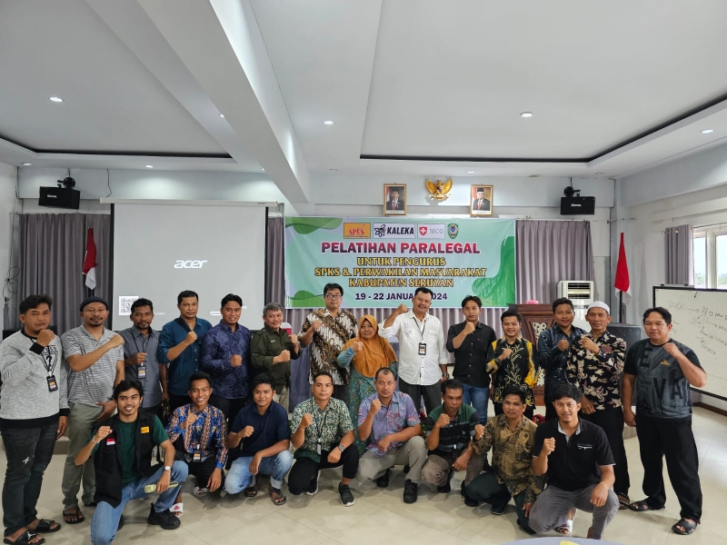 Pelatihan Paralegal di Kalimantan Tengah