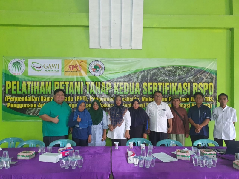 SPKS Bersama PT. Gawi Makmur Kalimantan Pelatihan Petani Tahap Kedua Sertifikasi RSPO