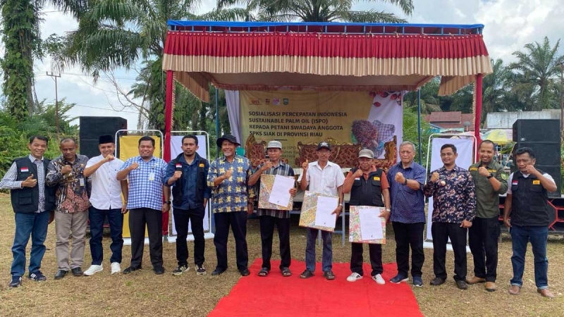SPKS Gencar Sosialisasi Percepatan ISPO di Kabupaten Siak